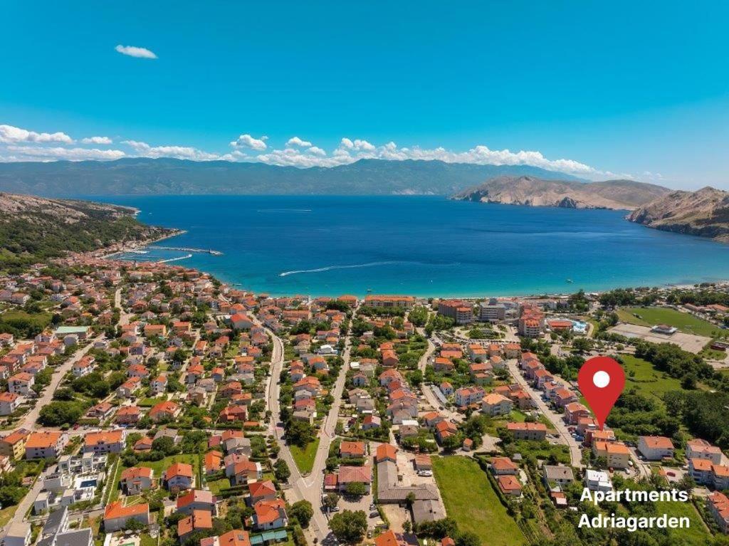 Apartments Adria Garden Baska  Bagian luar foto